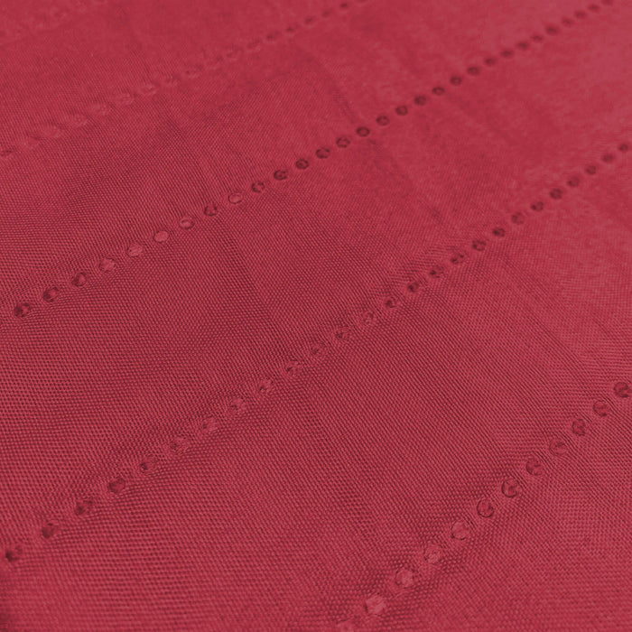 Copridivano Trapuntato con Penisola Destra Seduta 190 cm in Microfibra Bordeaux