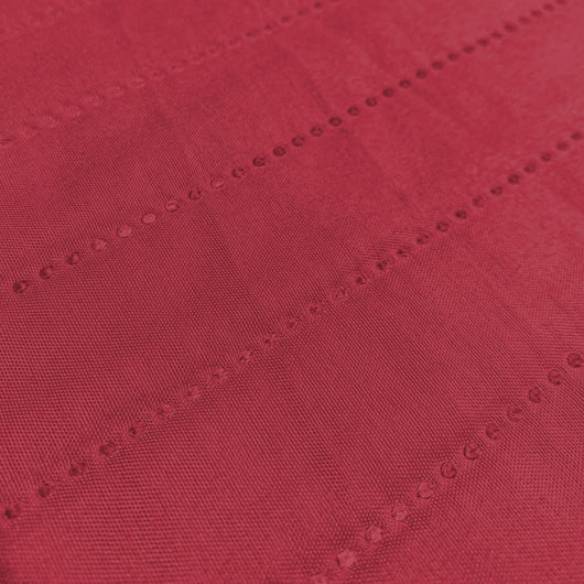 Copridivano Trapuntato con Penisola Destra Seduta 290 cm in Microfibra Bordeaux