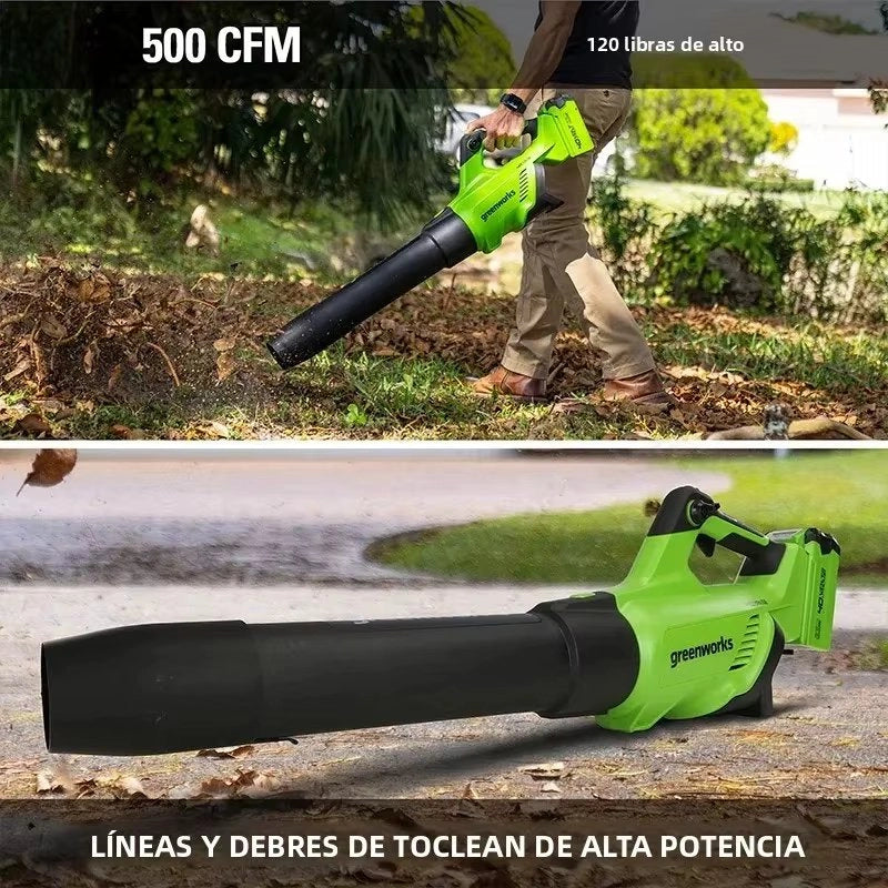 Soffiatore foglie a batteria 40V BLF442 senza fili portata 500 CFM funzione turbo 120 MPH batteria 4 Ah inclusa