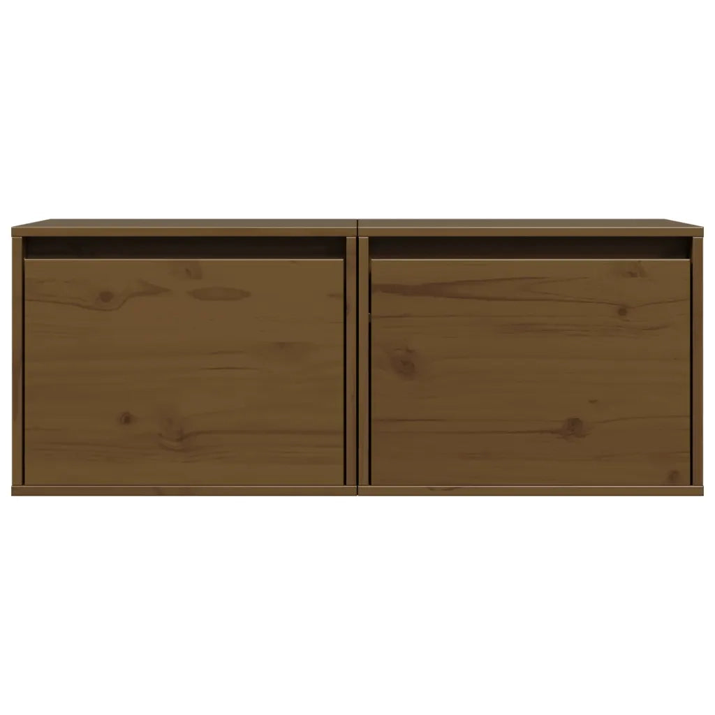 Pensili Miele 2 pz 45x30x35 cm in Legno Massello di Pino cod mxl 33056