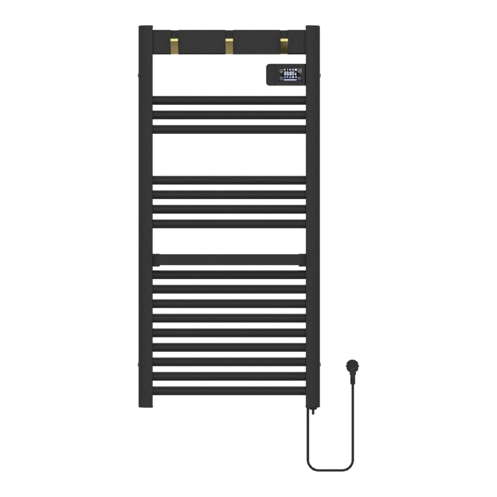 Scaldasalviette Elettrico Uvdal 105 x 50 cm 500 W Nero pro.tec