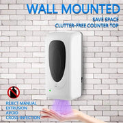 Dispensatore di sapone automatico - Dispensatore di sapone elettrico - Pompazione di sapone senza contatto - Pompazione di sapone a distanza - Accessori da bagno