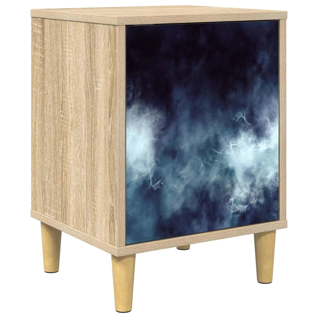 Armadio da Notte RAALTE Rovere Sonoma 36 x 33 x 50 cm 8007195
