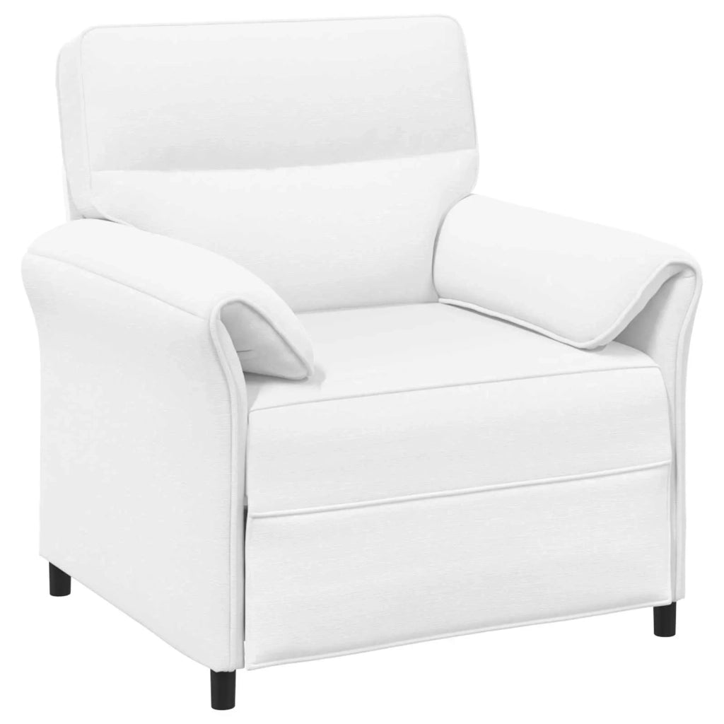 Set di divani 2 pz Bianco Tessuto 3424868
