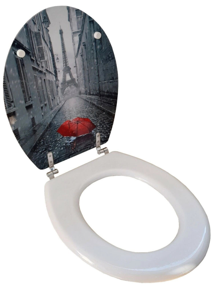 SEDILE COPRIWATER UNIVERSALE PER BAGNO COPRI WC WATER IN LEGNO 18" Mod. 52996
