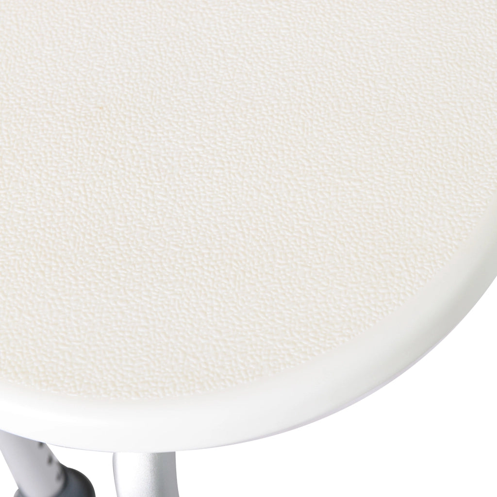 Sgabello da Doccia regolabile in Altezza ¨C Zephmum ¨C Bianco HDPE Antiscivolo