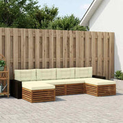 Set di divani da esterno 6 pz Legno di Acacia Massello 3383693