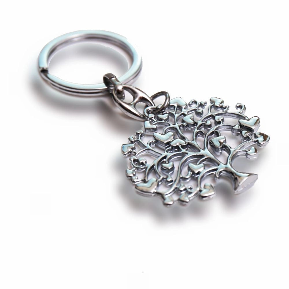Trade Shop - 12 Portachiavi Porta Chiave Bomboniere Albero Della Vita Confettata Segnaposto -