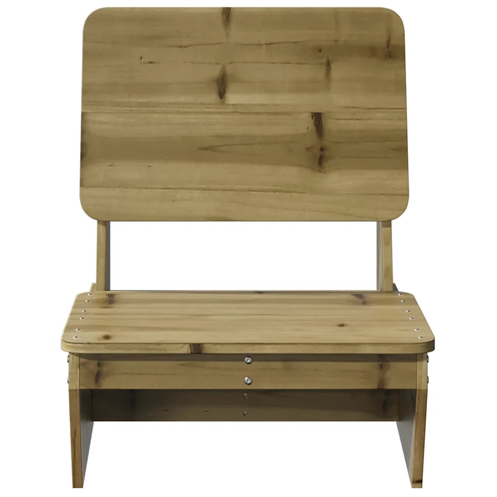 vidaXL Sedia da Giardino 60x64x70,5 cm in Legno Impregnato di Pino
