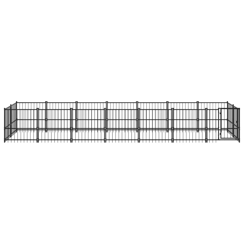 Gabbia per Cani da Esterno in Acciaio 13,14 mÂ² cod mxl 37568