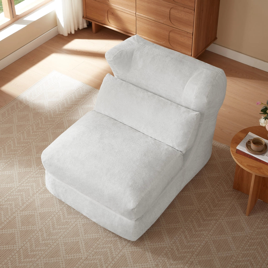 Poltrona Relax Reclinabile in Tessuto Chenille ¨C Xylo ¨C Grigio