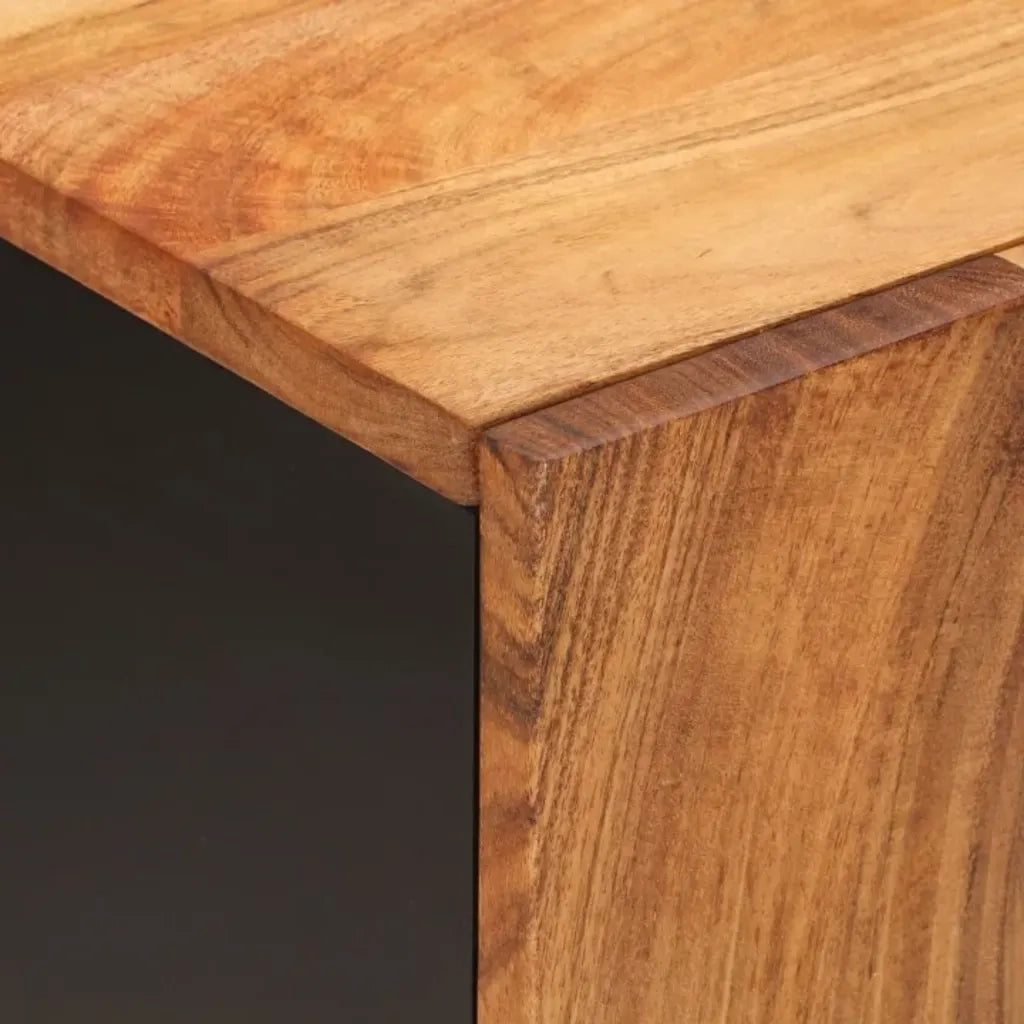 Mobile Lavabo | Armadio Lavabo 62x33x58 cm Legno Massello Acacia e Multistrato