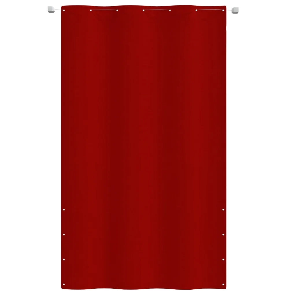 Paravento per Balcone Rosso 140x240 cm in Tessuto Oxford