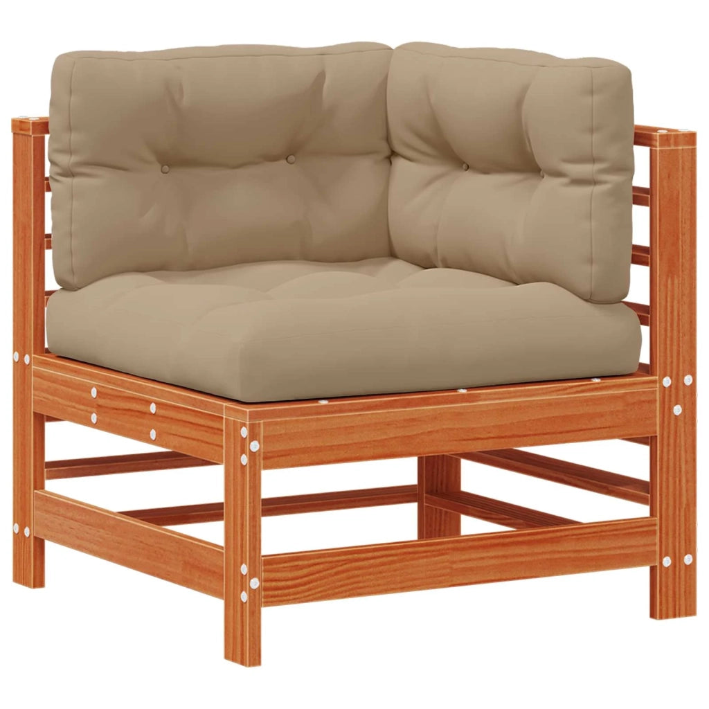 Divano Angolare da Giardino-Sofa da giardino Legno di pino massiccio 859968