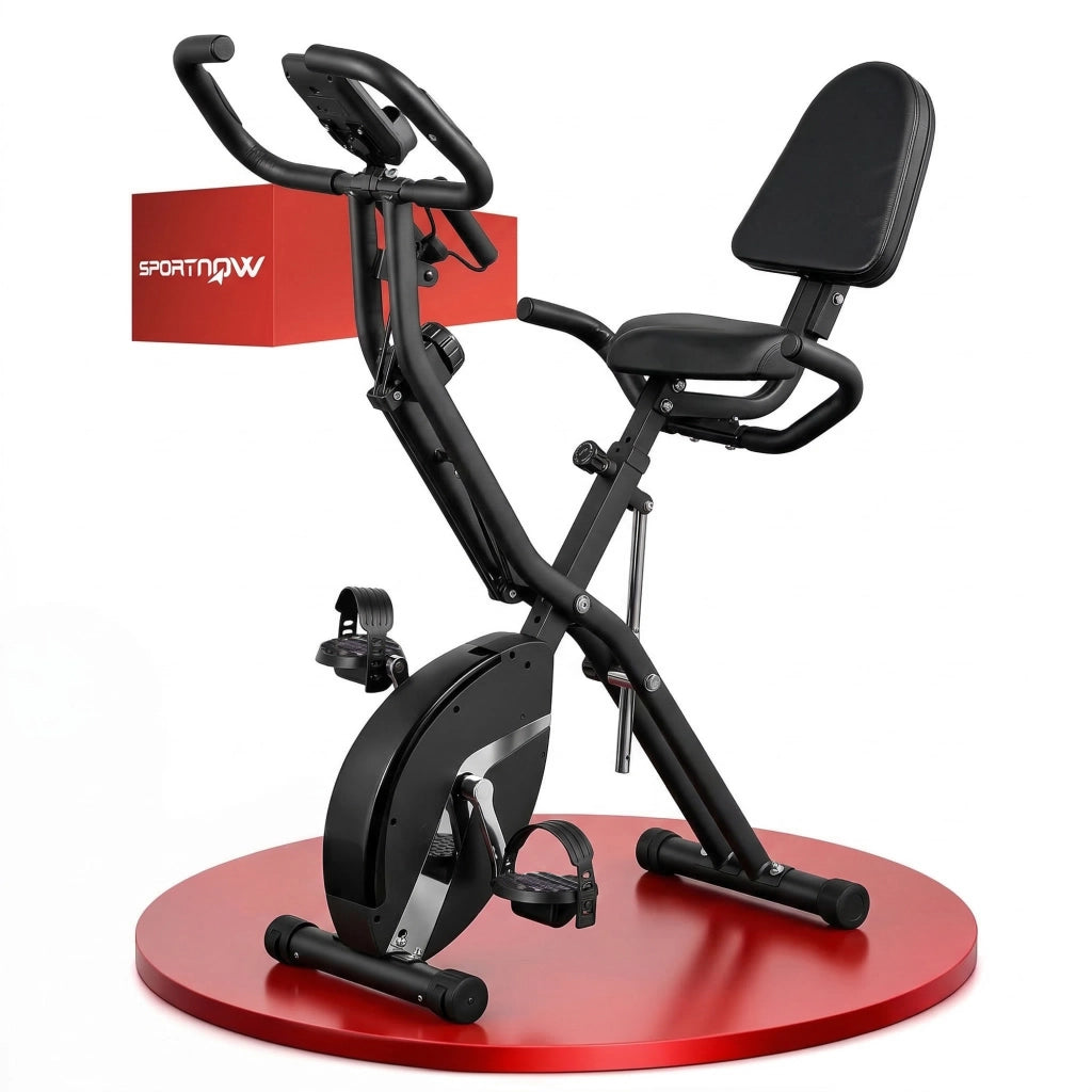 Bicicletta da Interno Pieghevole ¨C Zephmum ¨C Nero 43x97x109 cm