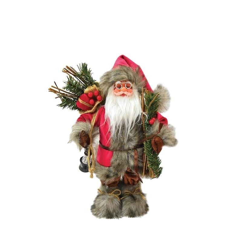 MAURY'S PUPAZZO DI BABBO NATALE MONTANARO DA 30 CM