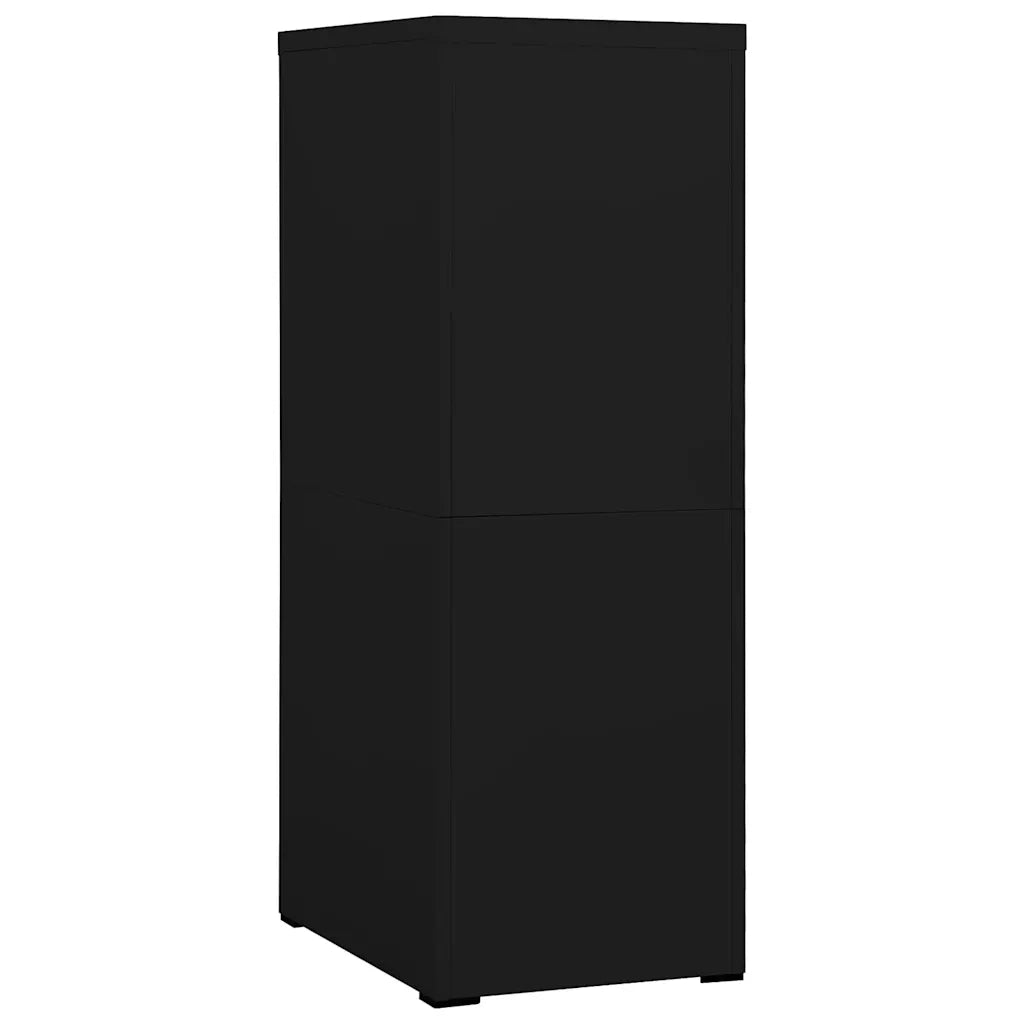 Schedario Nero 46x62x133 cm in Acciaio 336280