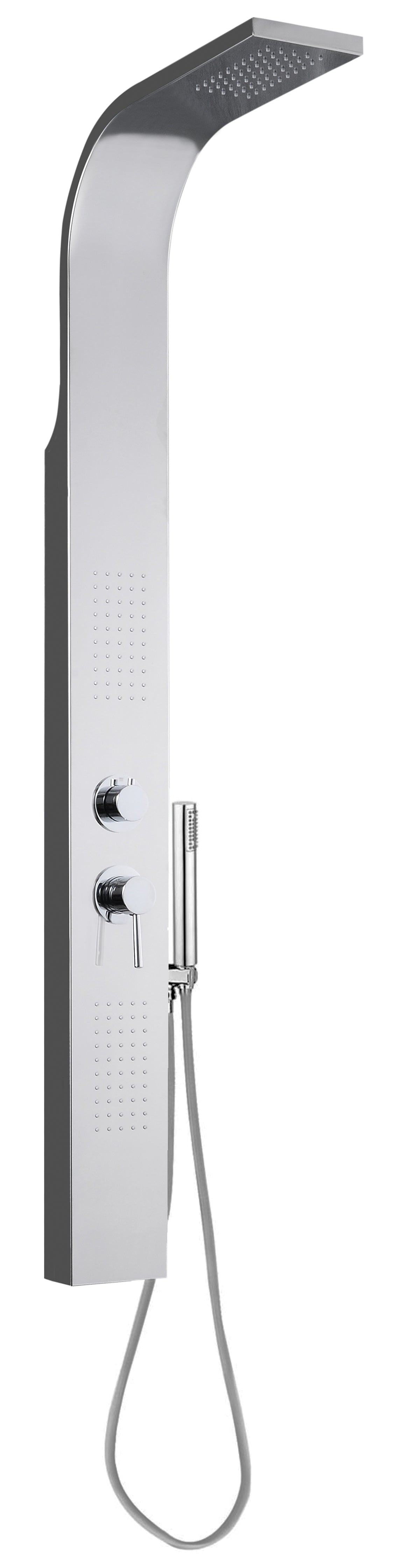 Colonna Doccia Idromassaggio Getto Frontale in Acciaio Inox Crio ASP