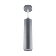 Lampada a sospensione industriale cromo tubo Ø6 GU10 Struhm