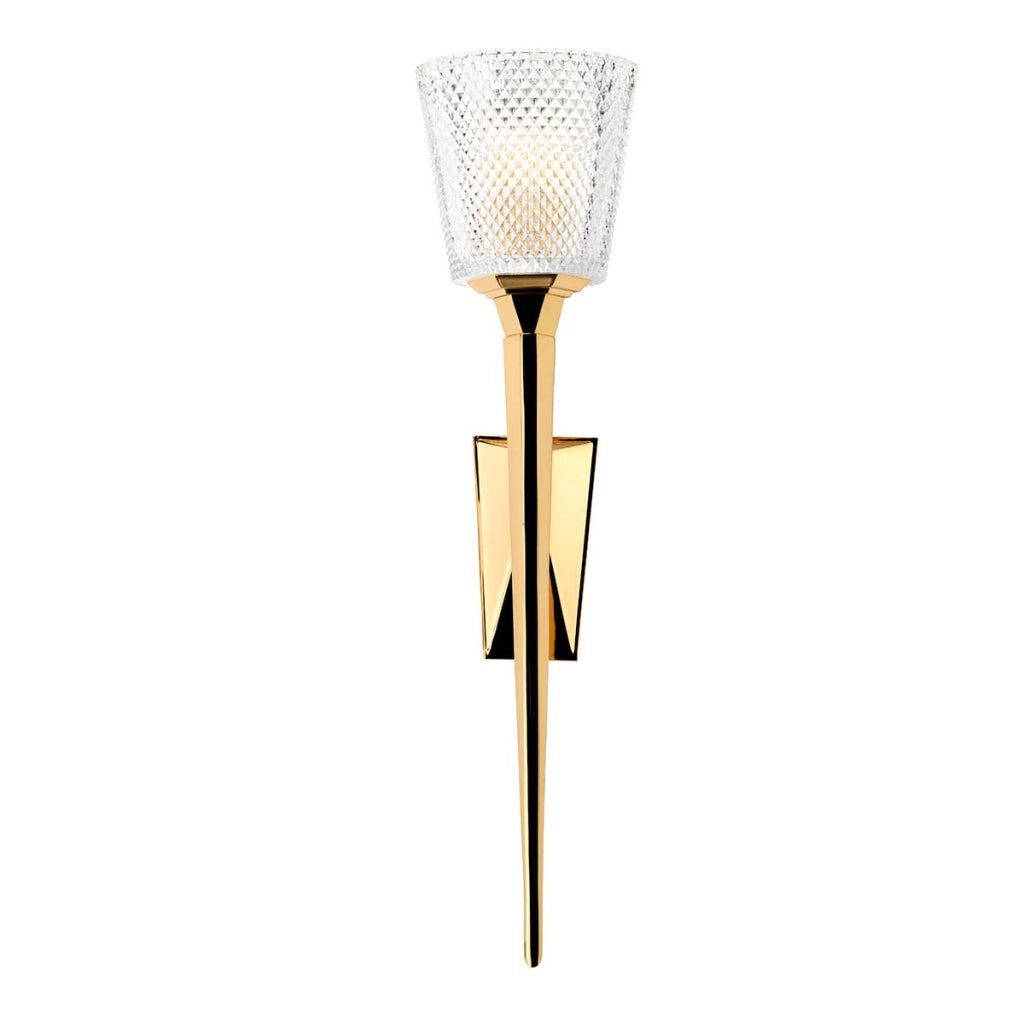 Applique lineare Verity oro lucido G9 3W IP44 Elstead