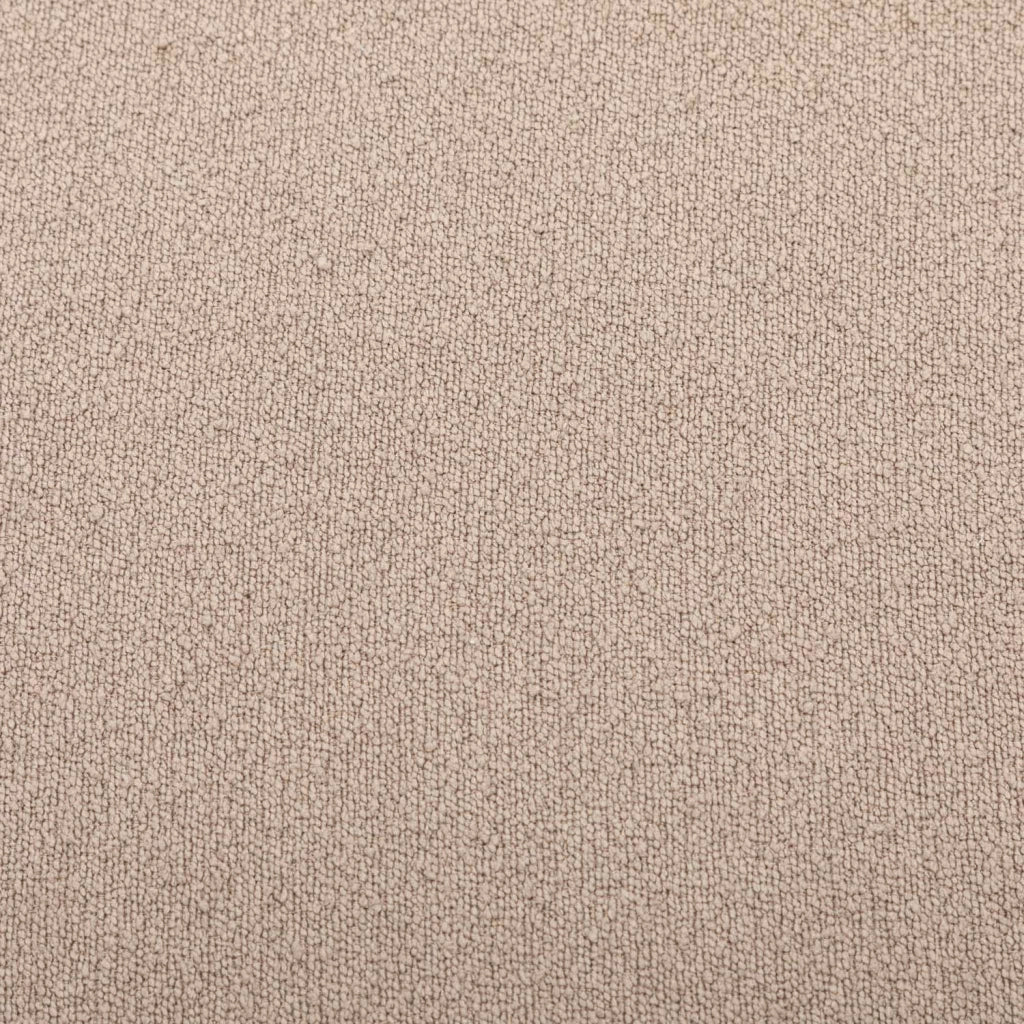 Pouf a forma di ciottolo in tessuto, beige grigio