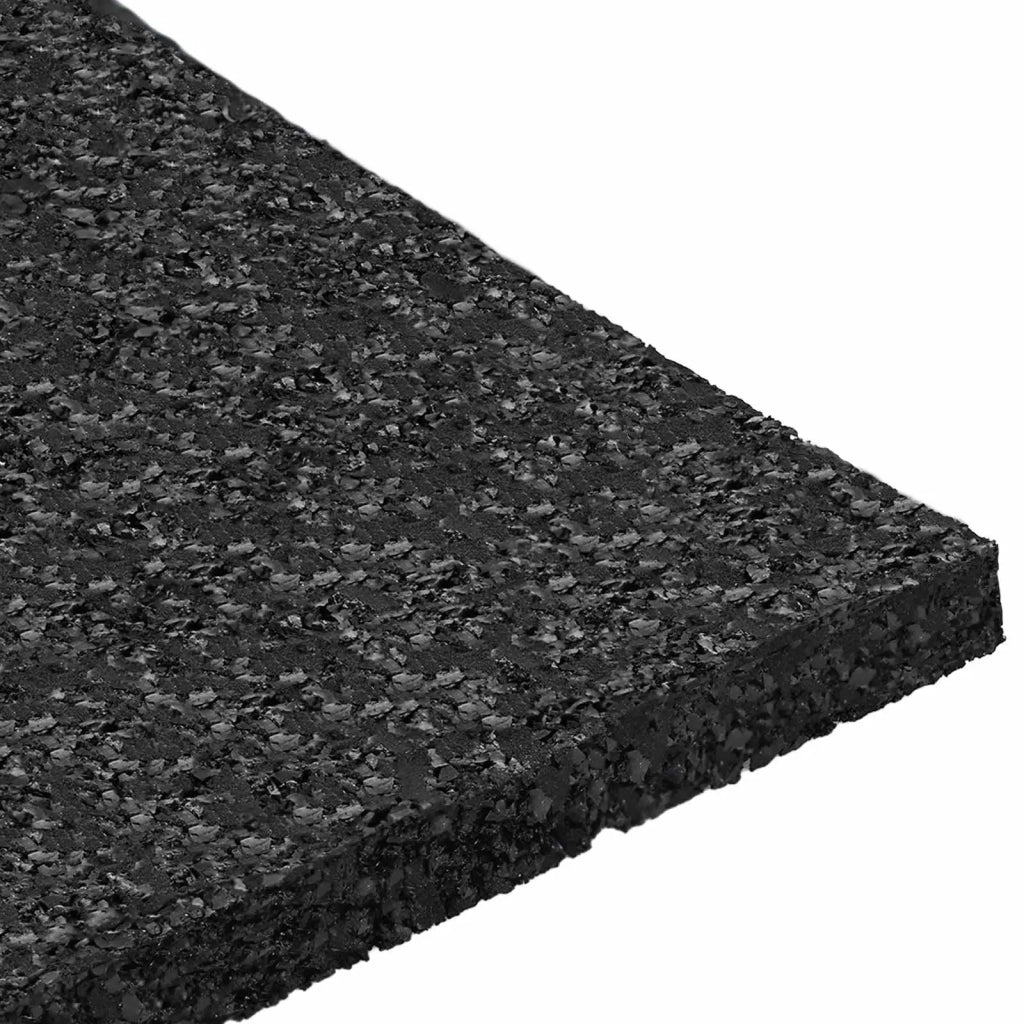 Pad per patio in granuli di gomma Nero 9 x 9 x 0,6 cm Gomma CFW3211924