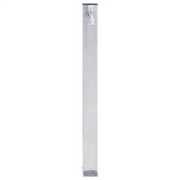 Colonna d'Acqua da Giardino 60 cm Acciaio Inox Quadrato 364497
