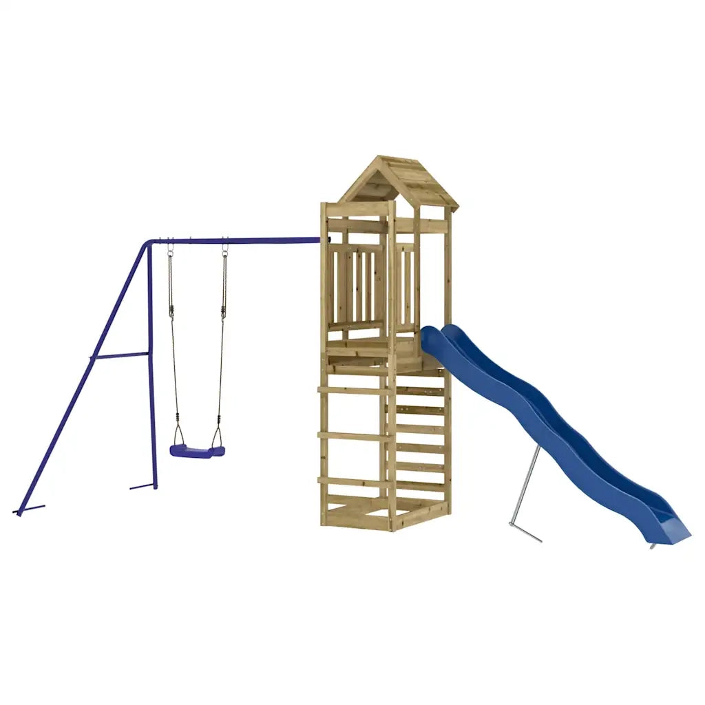 Set da Gioco da Esterno in Legno di Pino Impregnato 3156975