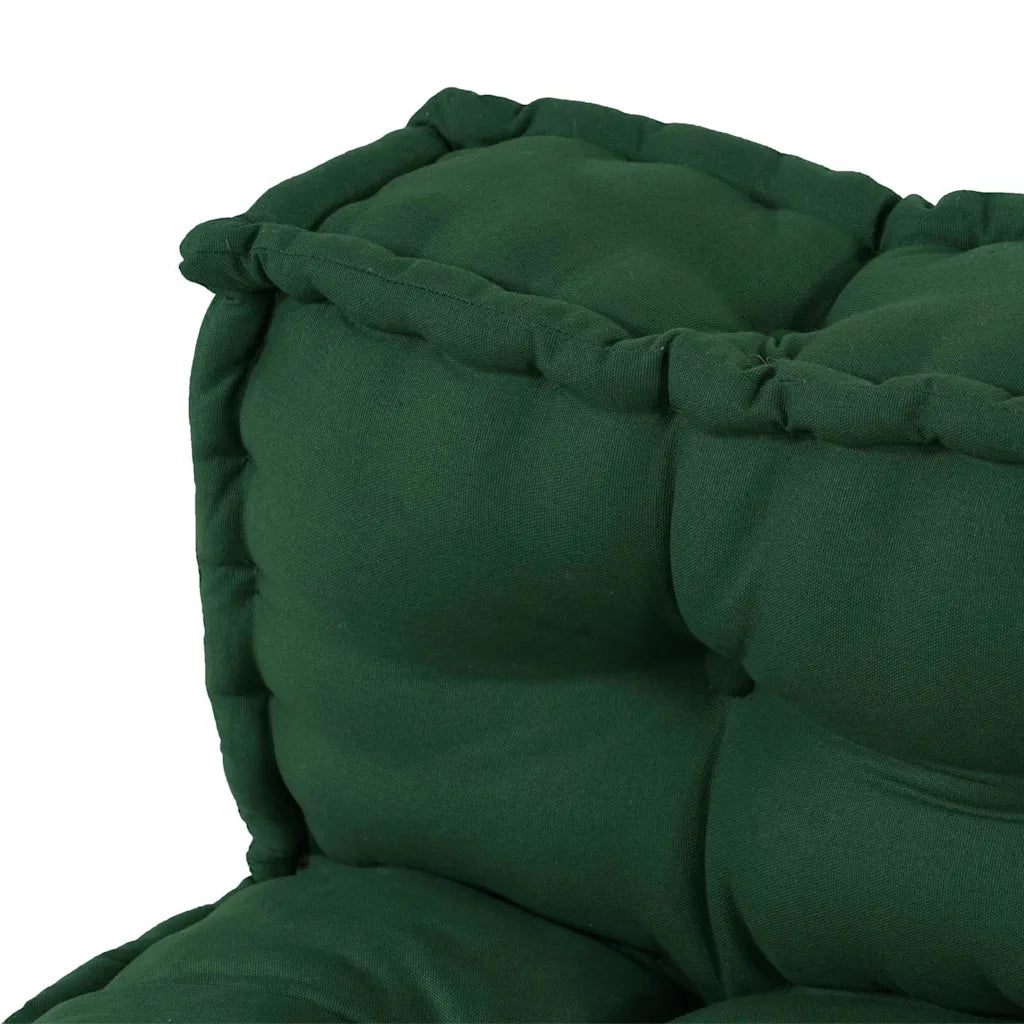 Cuscino per Divano Pallet 2 pz | Cuscini per sedie Verde 120 x 80 x 38 cm Tessuto