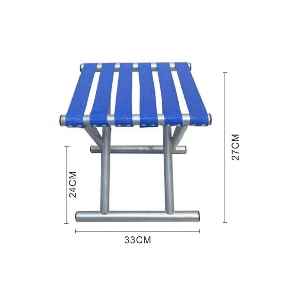 Trade Shop - Sgabello Pieghevole Portatile Sedia Da Campeggio Pesca Picnic 24x33x27cm 615159 -