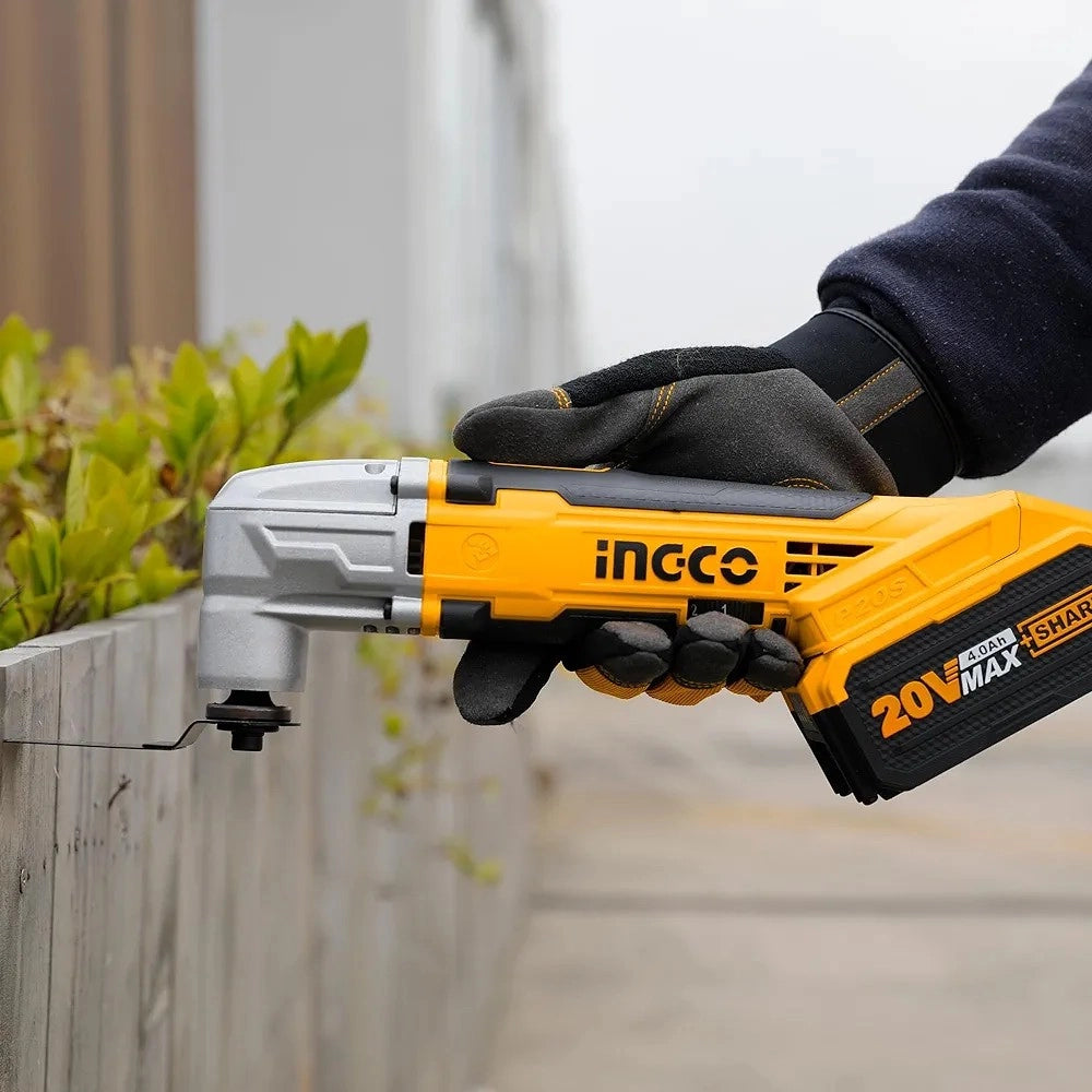 Strumento multifunzione a batteria al litio da 20v con kit accessori incluso