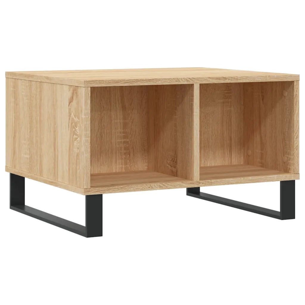 Tavolino Salotto Rovere Sonoma 60x50x36,5 cm Legno Multistrato 830551