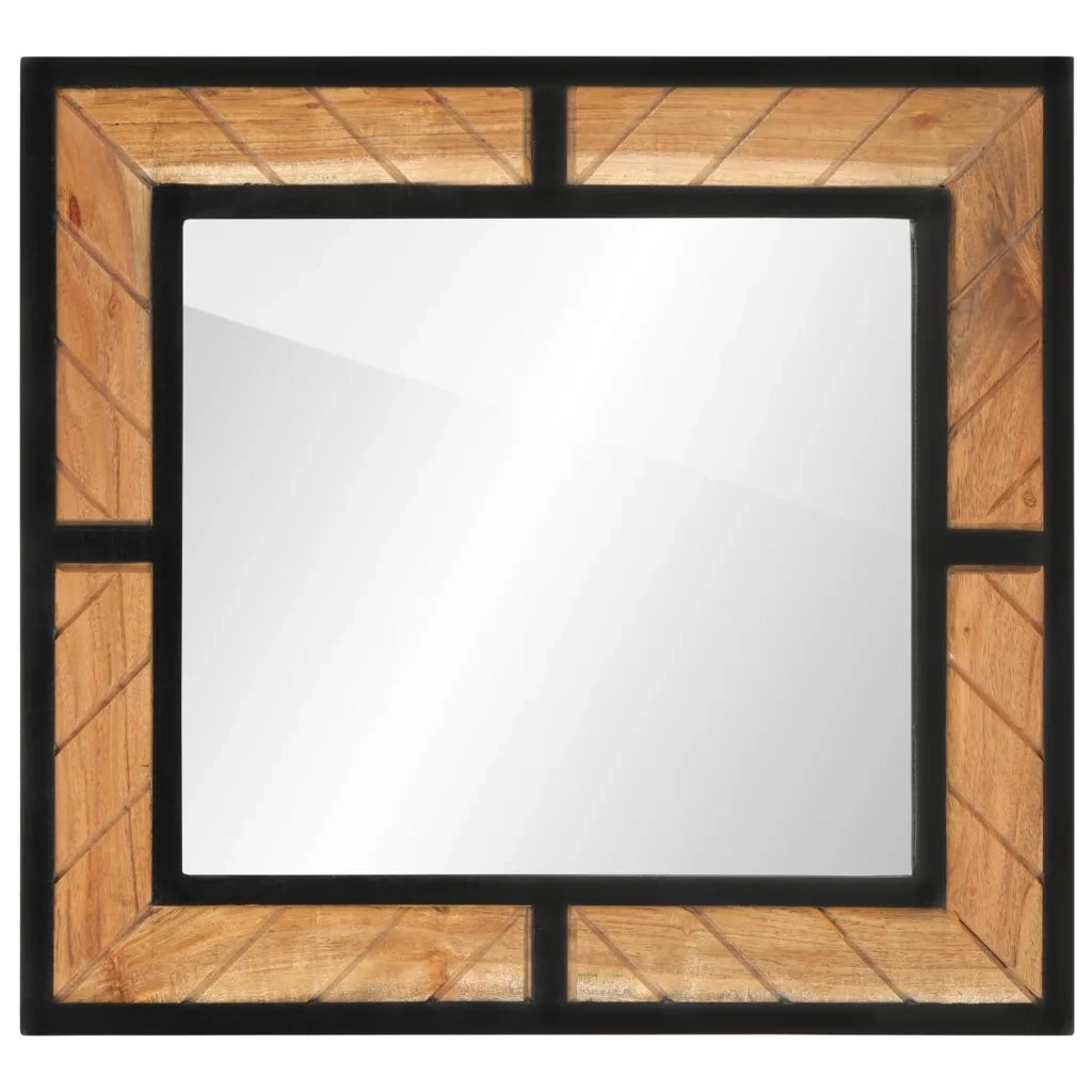 Specchio da Bagno 60x1x55 cm in Legno Massello di Acacia 372750