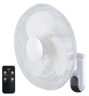 Melchioni Family MF2417PA Ventilatore da parete 40 cm con telecomando 3 velocità oscillazione 40W