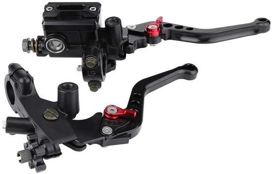 Remmaggiori Universali - 1 Paio - 7/8" (22 Mm) - Alluminio - Nero - Parti di Ricambio di Alta Qualità per Auto - Maniglie di Accensione del Motore