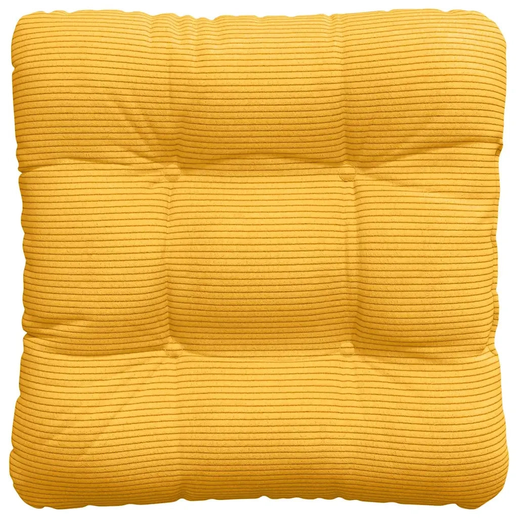 Cuscini per Seduta 4 pz | Cuscini per sedie Giallo Chiaro 40 x 40 cm