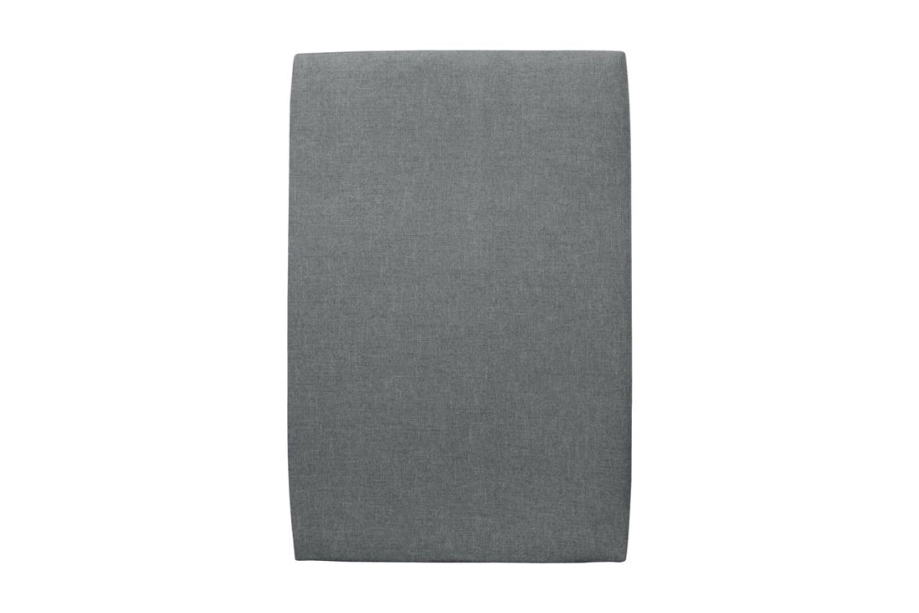 Letto 90x190 cm con testata imbottita - Tessuto Tela opaca