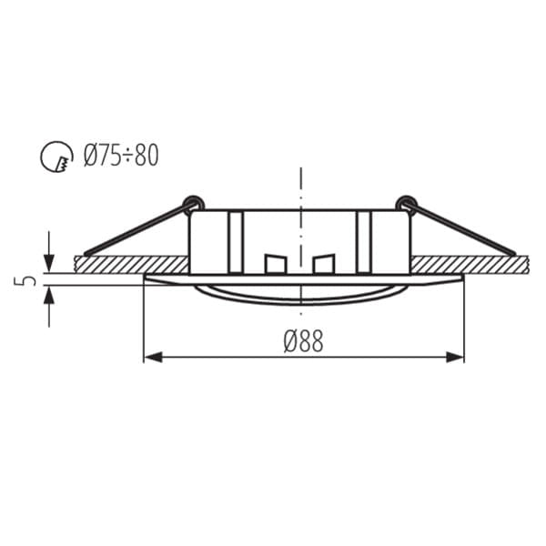 Kanlux LUTO faretto incasso bianco GX5.3 12V orientabile