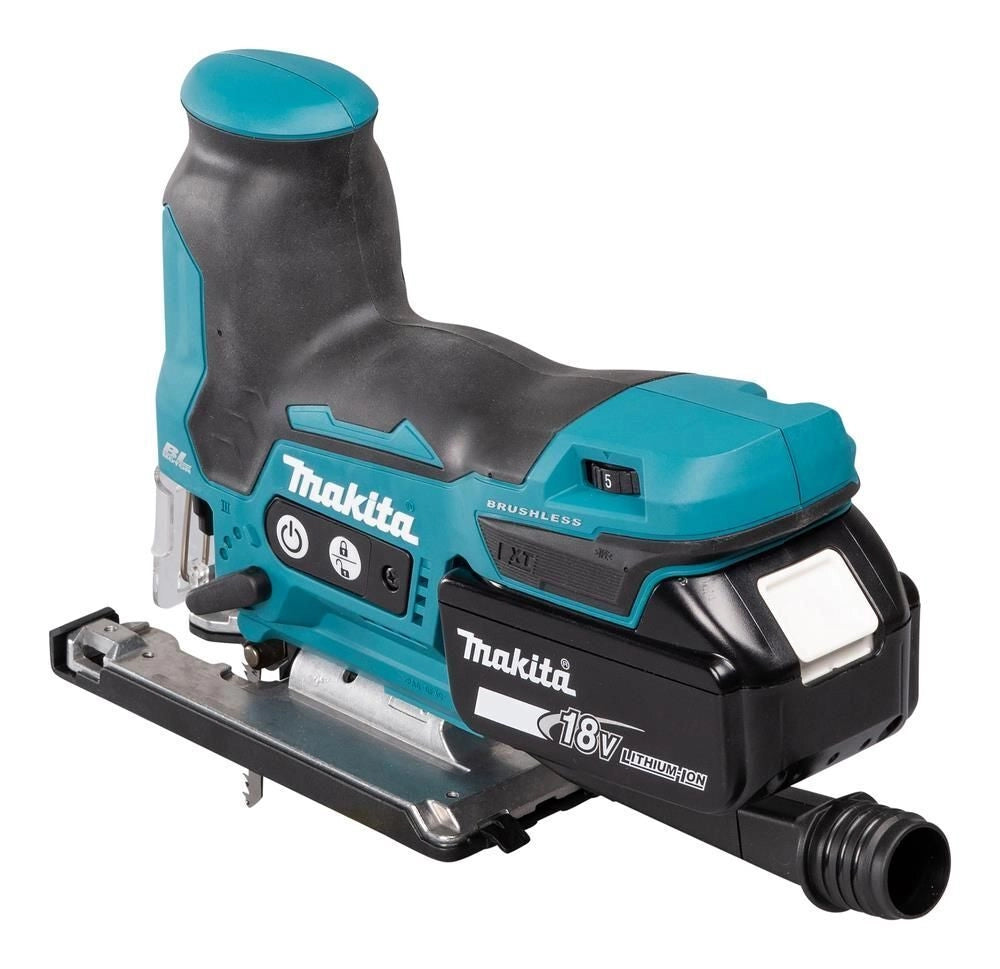 Makita DJV185RF1J seghetto alternativo a batteria 18 V motore brushless 3000 spm cambio lama senza utensili colore Verde