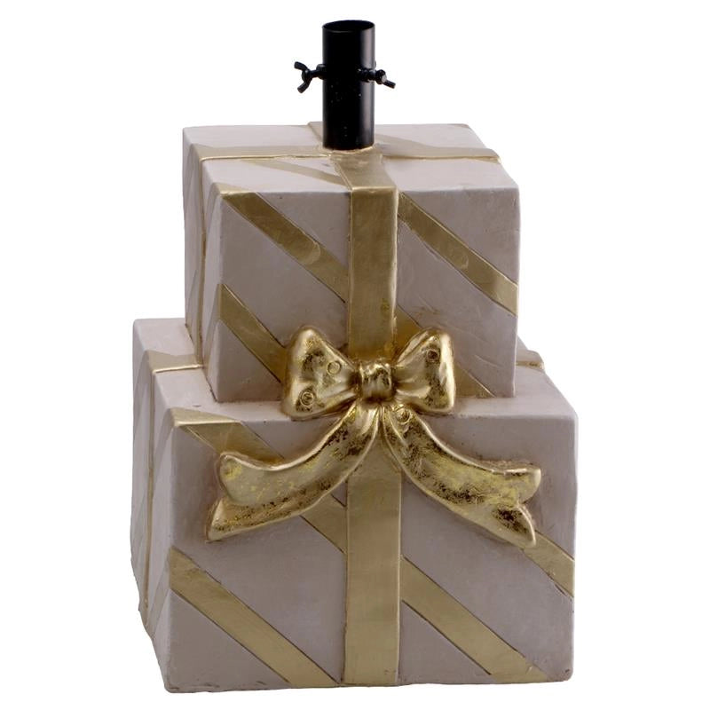 MAURY'S BASE SUPPORTO ALBERO DI NATALE CON PACCHI REGALO PIÙ FIOCCO DIMENSIONI 34X32X46H CM