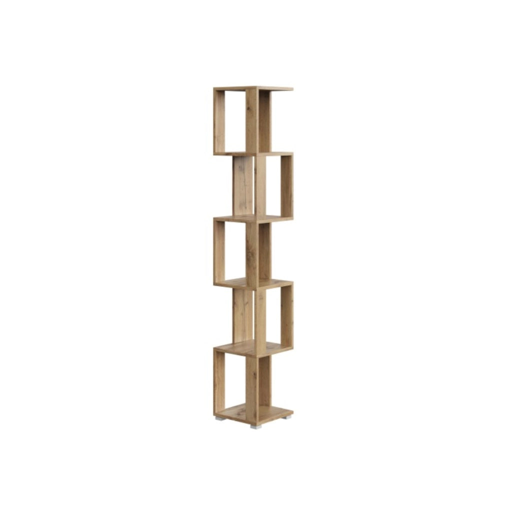 Libreria Stante Alto SOLA - Rovere Wotan - Larghezza 29 cm, Altezza 168 cm, Profondit? 29 cm