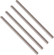 Barra HSS a 1mm in acciaio - Barra di lavorazione per tornio - Lunghezza 100mm - Asse di trasmissione per tornio - Macchina per forare cilindri - Pin cilindrica per hobby - 20 pezzi.