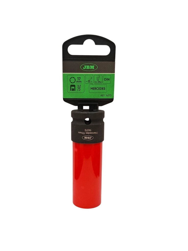 Chiave a bussola da 17 mm per dadi ruota mercedes da 1/2" JBM 14173