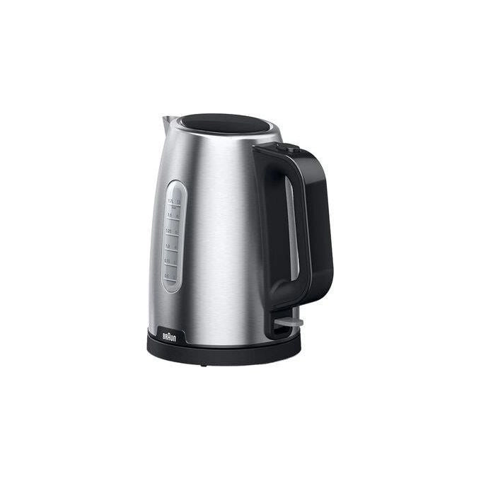 Braun WK 1500 bollitore elettrico 1,7 L 2200 W Nero, Stainless steel