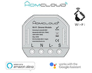 Mini Modulo Dimmer Rele' 1 Canale CH Wi-Fi Smart Life da incasso AS-DM1