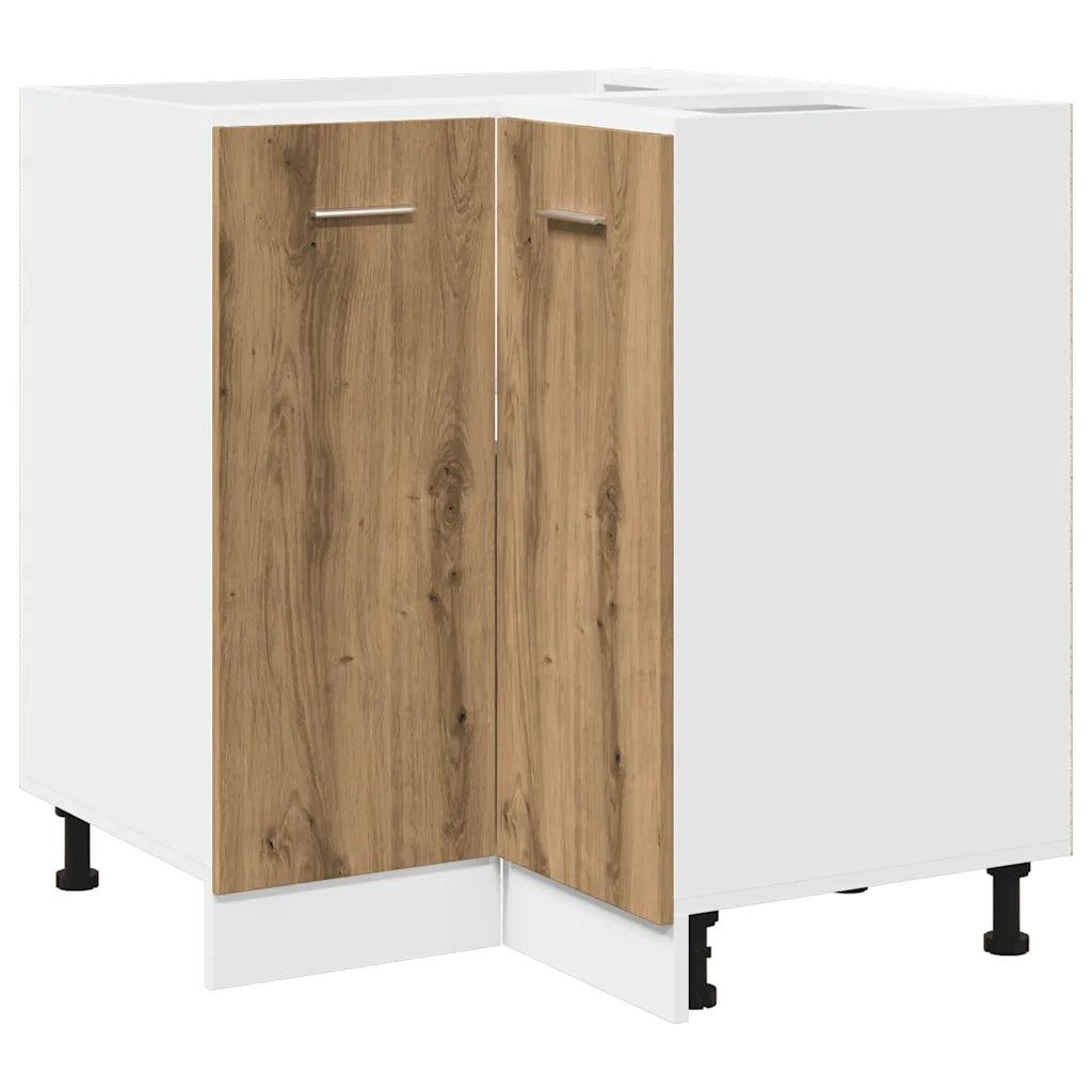 Set di Mobili da Cucina 11 pz Rovere Artigianale Truciolato