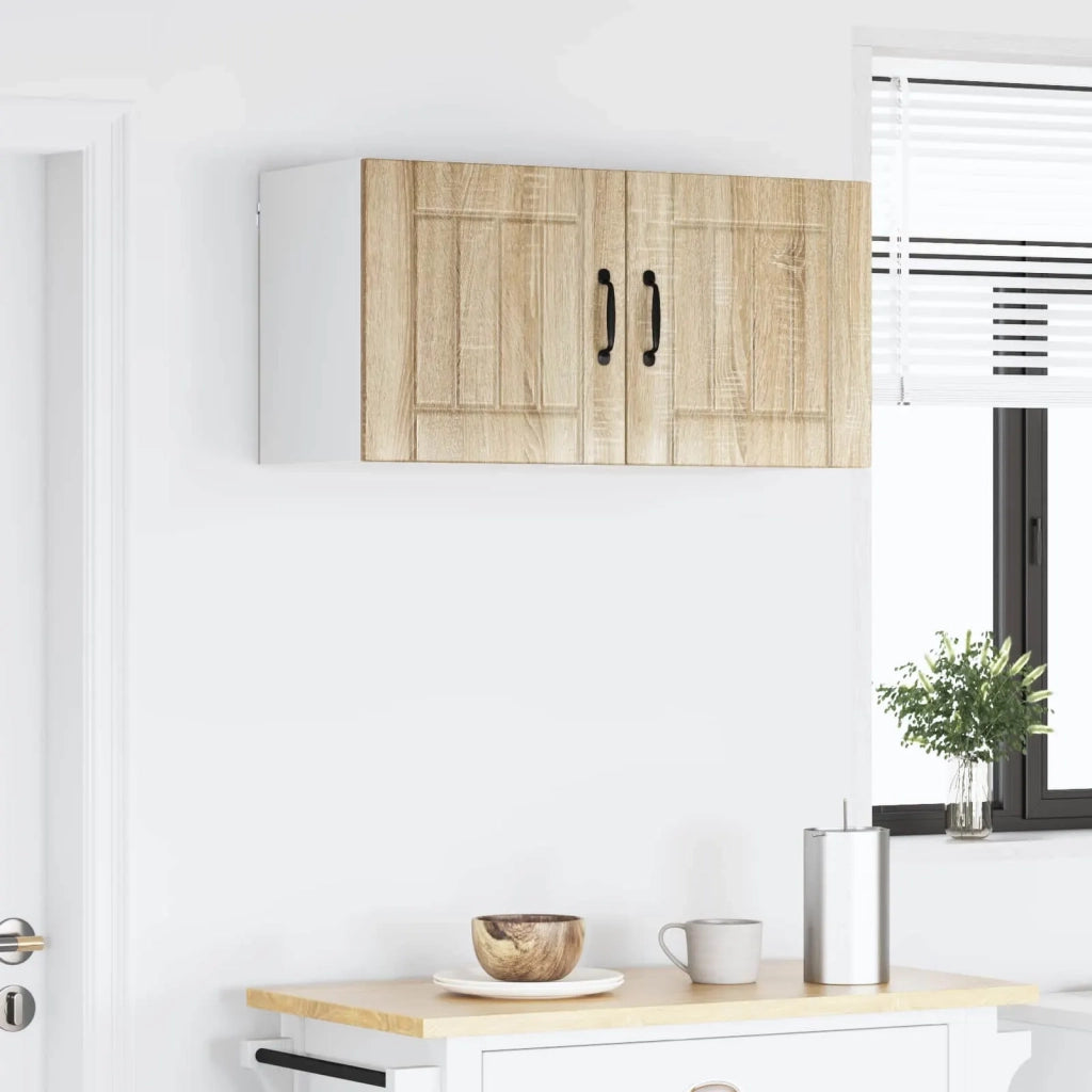 Armadietto a muro LUCCA Rovere Sonoma 80 x 31 x 40 cm