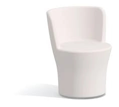 SEDUTA COMFY MOON IN RESINA MONACIS H 80 cm H SEDIA VARI COLORI Colore: Antracite
