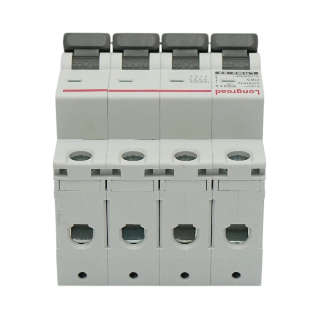 Fusibile automatico MCB 4P 63A 415VAC Longroad