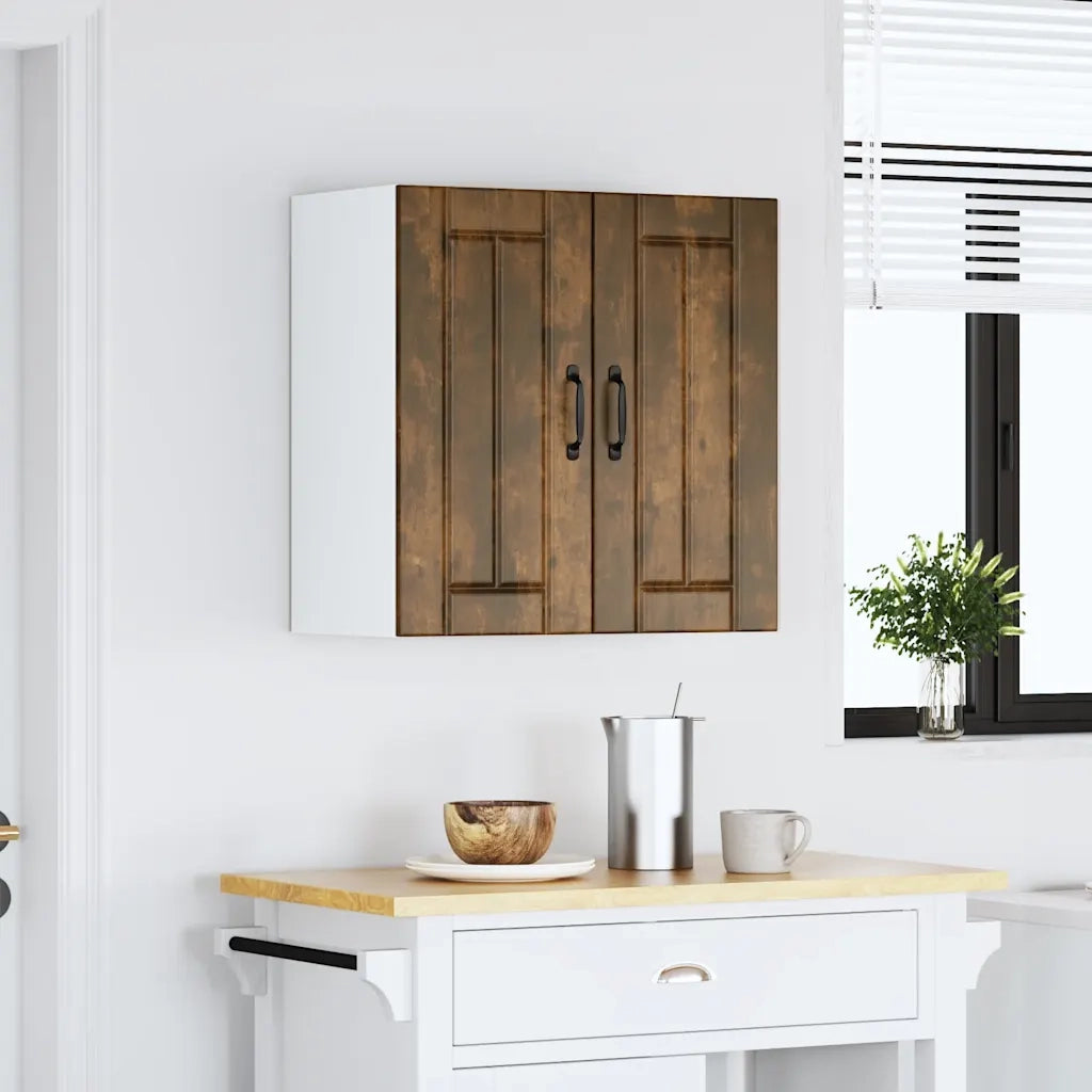 Pensile da Cucina Lucca Rovere Fumo in Legno Multistrato 853822